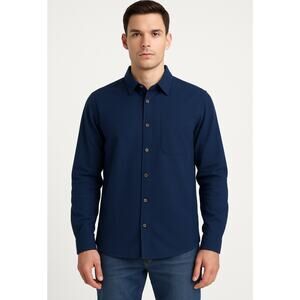 Marmot Fairfax Lightweight Flannel Shirt XL Marine Arctic Navy Long Sleeve NWT